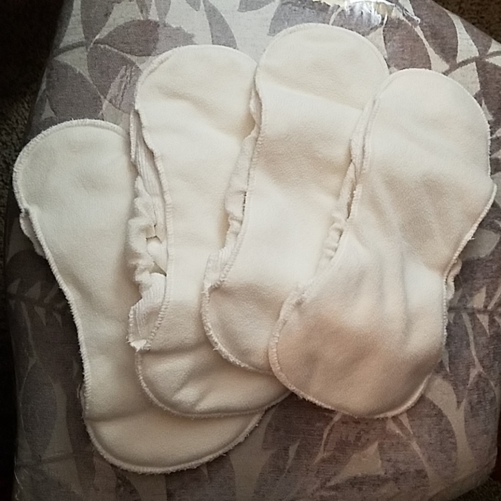 4 Grovia No Prep soakers pad inserts